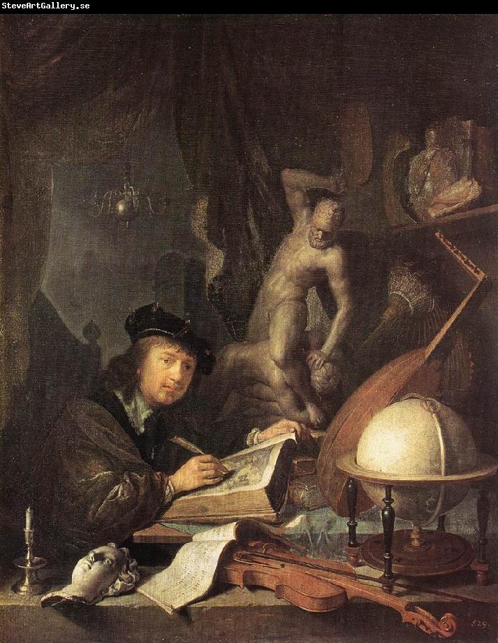 DOU, Gerrit Painter in his Studio dafg